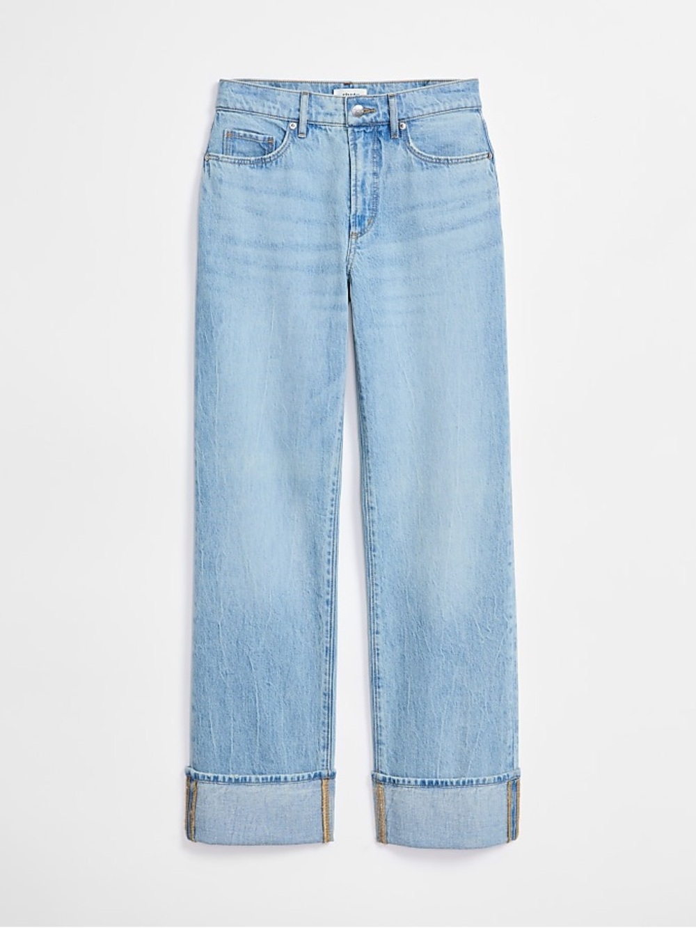 LOFT Petite High Rise Wide Leg Crop Cuffed Jean 4/27